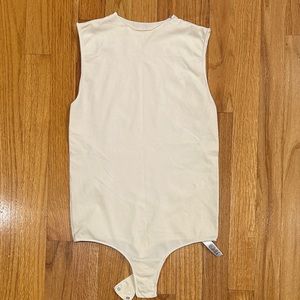 SKIMS Essentials Crewneck Sleeveless Thong Bodysuit